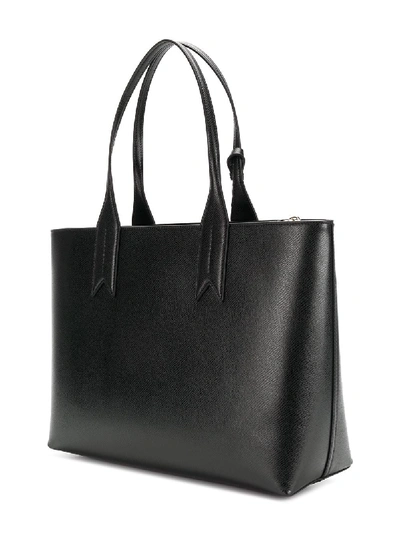 Shop Emporio Armani Shopping Bag In Black
