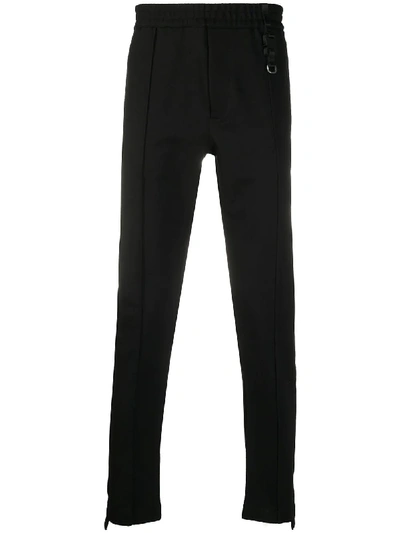 Shop Alyx Contrast-stripe Tailored Trousers In Black