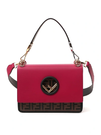 Shop Fendi Pink Leather Handbag