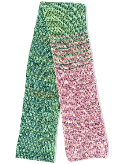 Shop Missoni Marl Knit Scarf In Multicolor