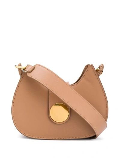 Shop Elleme Tambour Shoulder Bag In Brown