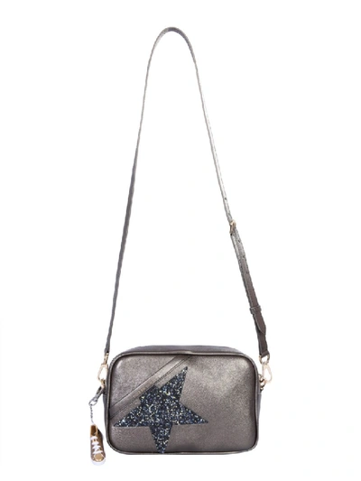 Shop Golden Goose Star Bag Green Leather Shoulder Bag