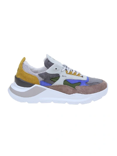 Shop D.a.t.e. Multicolor Leather Sneakers