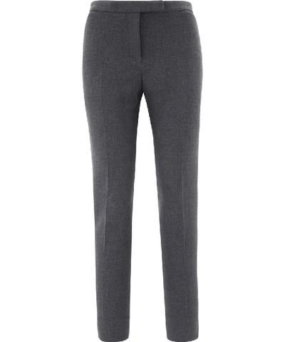 Shop Peserico Grey Polyester Pants