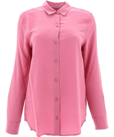 Shop Equipment Pink Silk Shirt
