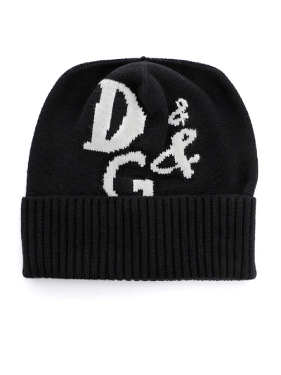 Shop Dolce & Gabbana Black Wool Hat