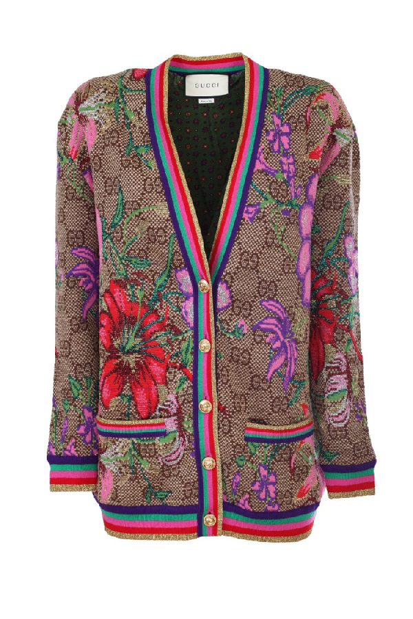 gucci floral sweater