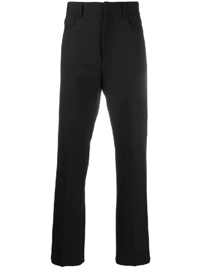 Shop Sunflower French Straight-leg Trousers In Black