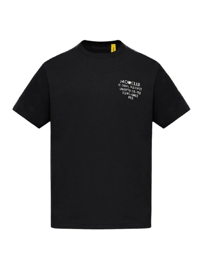 Shop Moncler Genius 1952 Crewneck T-shirt In Black