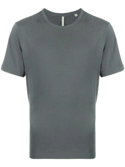 Shop Sunflower Crew-neck Cotton T-shirt In Grey
