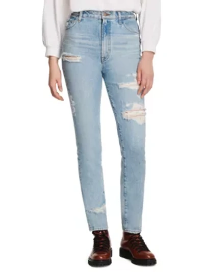 Shop J Brand 1212 Runway High-rise Slim Straight Jeans In Archive Havoc