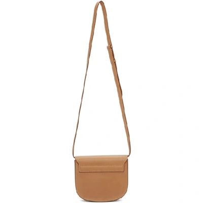 Shop Saint Laurent Tan Vintage Small Kaia Bag In 2725 Brgold