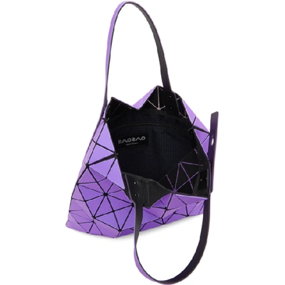 Shop Bao Bao Issey Miyake Purple Lucent Frost Tote In 81 Purple