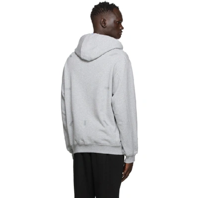Shop Mcq By Alexander Mcqueen Mcq Grey Core Relaxed Hoodie