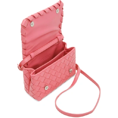 Shop Bottega Veneta Pink Mini Bag In 5632 Pink/p