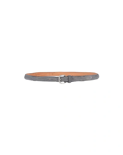 Shop Andrea D'amico Belts In Grey