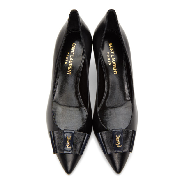saint laurent anaïs bow pumps