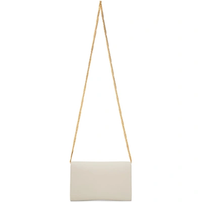 Shop Saint Laurent Off-white Uptown Wallet Bag In 9207 Vintwh