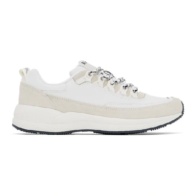 Shop Apc White & Grey Jay Sneakers In Aab Blanc