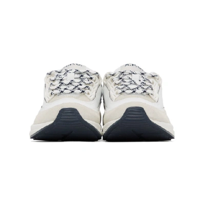 Shop Apc White & Grey Jay Sneakers In Aab Blanc
