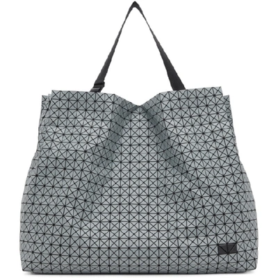 Shop Bao Bao Issey Miyake Grey Large Prism Tote Bag In 12 Cement