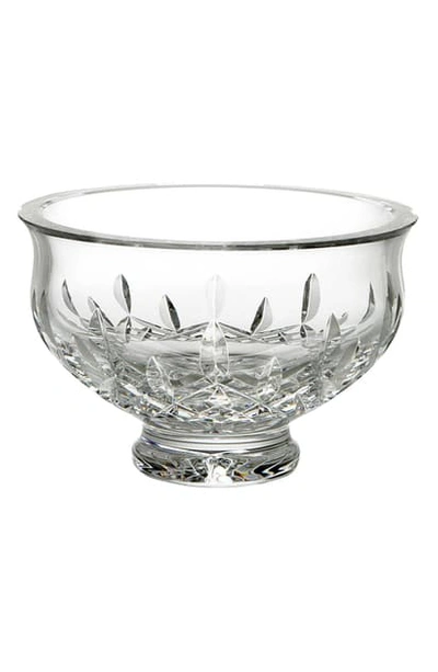 Waterford Lismore Crystal Footed Bowl In Clear