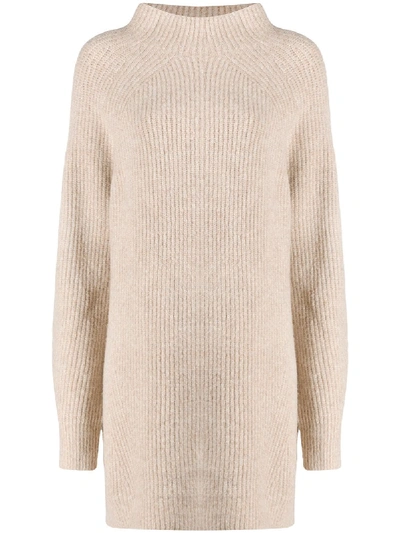 Shop By Malene Birger Roll Neck Jumper In Neutrals