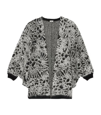 Shop Saint Laurent Jacquard Cardigan