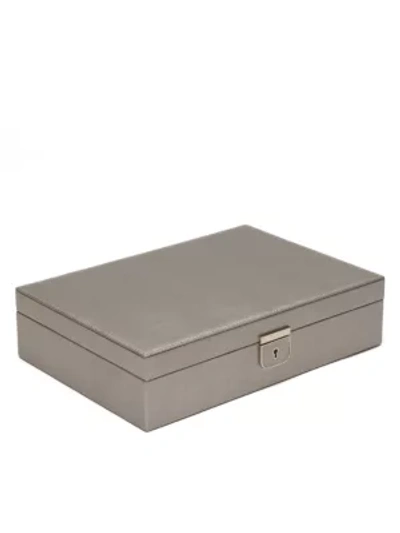 Shop Wolf Palermo Medium Jewelry Box In Grey