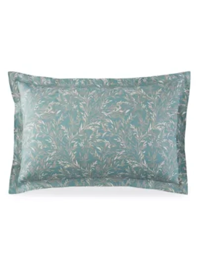 Shop Anne De Solene Cornelia Print Pillow Sham In Blue