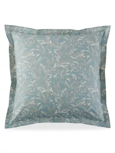 Shop Anne De Solene Cornelia Print Euro Pillow Sham In Blue