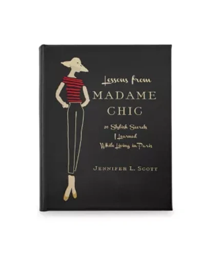 Shop Graphic Image Leather-bound Madame Chic Book In Black