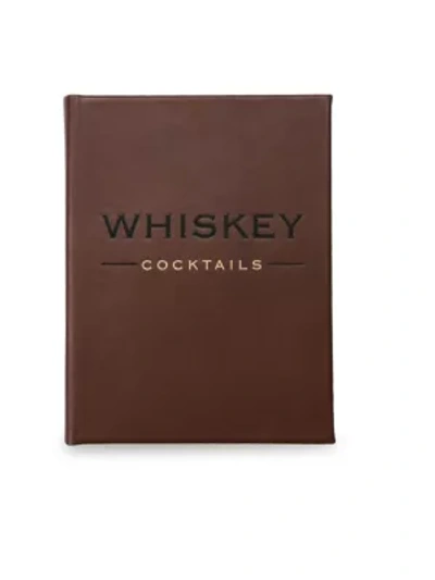 Shop Graphic Image Whiskey Cocktails Leather-bound Book In Brown