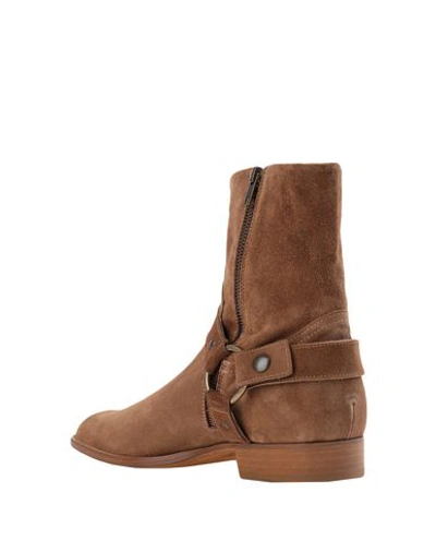 Shop Lemaré Man Ankle Boots Camel Size 9 Soft Leather In Beige