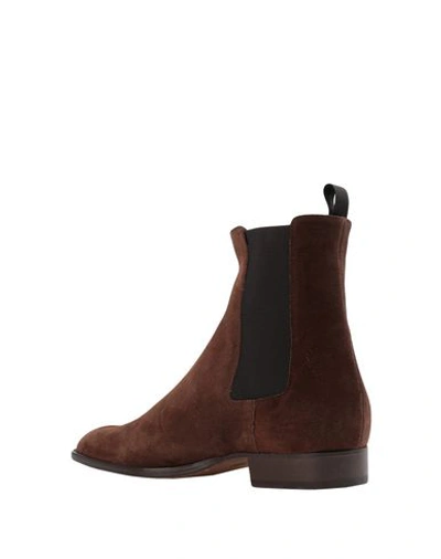 Shop Lemaré Ankle Boots In Brown