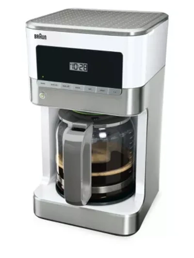 Shop Braun Brewsense 12-cup Drip Coffee Maker In White