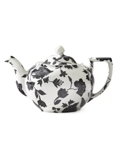 Shop Ralph Lauren Burleigh Garden Vine Teapot In Black