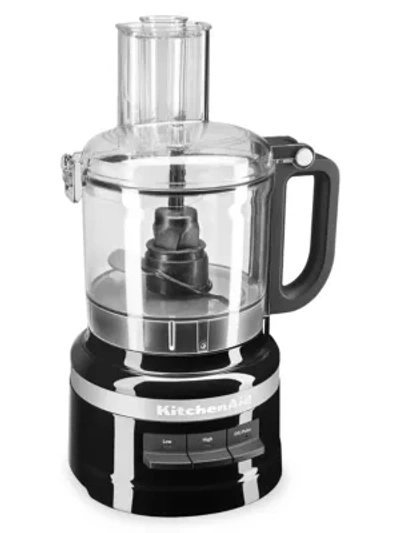 Shop Kitchenaid Easy Store 7-cup Food Processor In Onyx Black