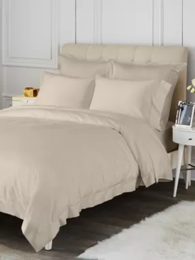 Shop Saks Fifth Avenue Hemstitch Flat Sheet In Linen