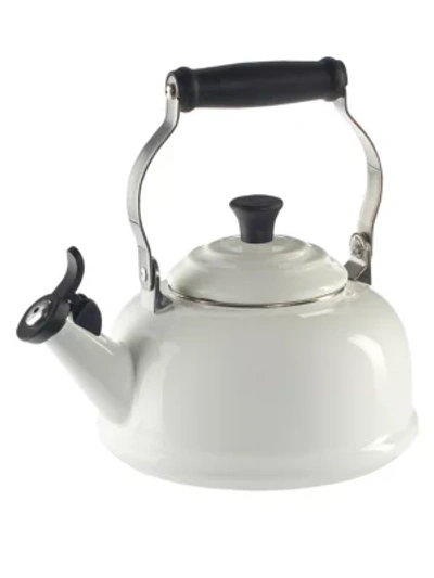 Shop Le Creuset Classic Whistling Kettle In White