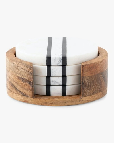 Shop Juliska Stonewood Stripe Coaster Set