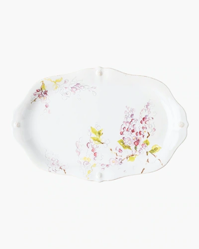Shop Juliska Berry & Thread Floral Sketch Wisteria Platter