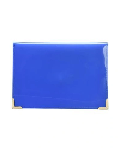 Shop Normann Copenhagen Envelope Folder Large Daily Fiction Woman Handbag Bright Blue Size - Plastic