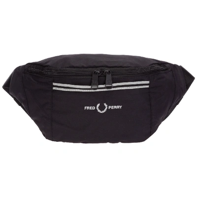 Shop Fred Perry Men's Belt Bum Bag Hip Pouch In Black