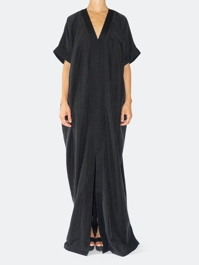 Shop Port Zienna - Verified Partner Port Zienna Kimono Dress In Black