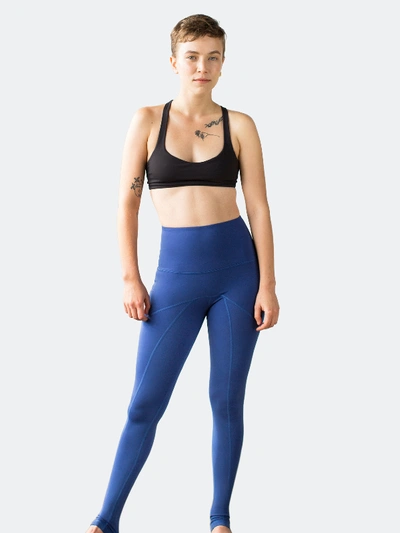 Shop Alana Athletica - Verified Partner Alana Athletica The Kickstarter Extra Hi-rise Legging In Blue