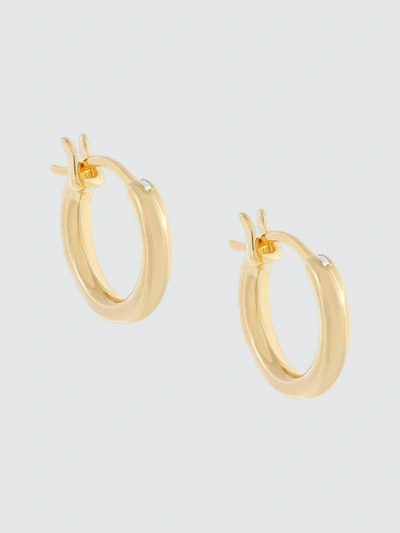 Shop Adina's Jewels - Verified Partner Tube Hoop Earring In Gold