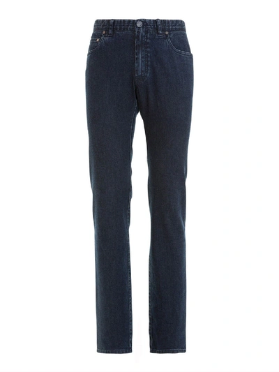 Shop Brioni Livigno Bootcut Jeans In Blue