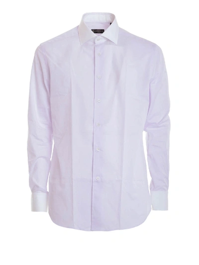 Shop Corneliani Cotton Shirt In Pink