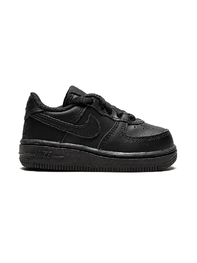 Shop Nike Force 1 Low-top Sneakers In Black
